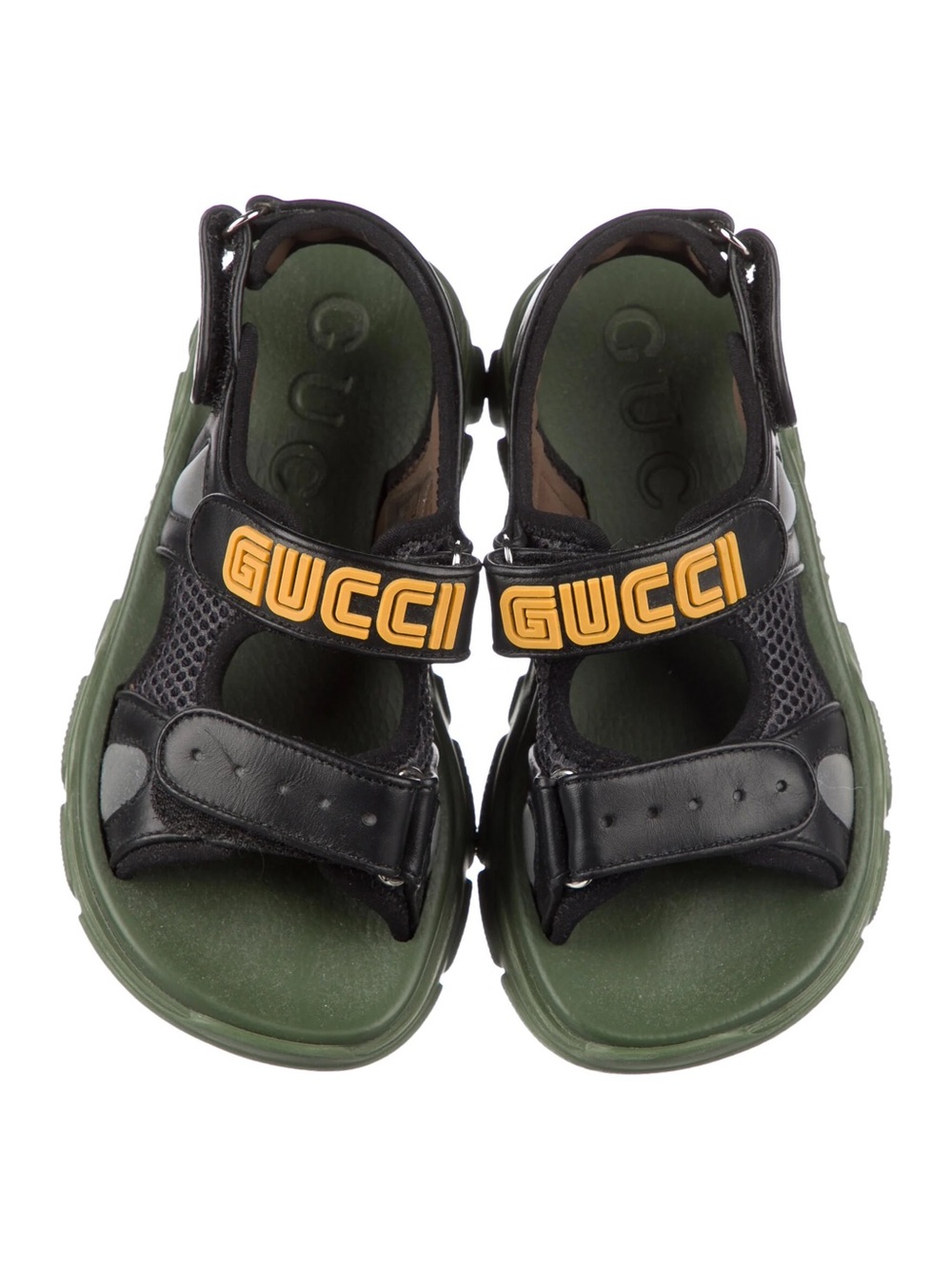 Gucci x Sega Kids Sporty Strap platform Sandals pre loved in great condition